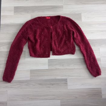 Cardigan femme bordeaux Tissaia taille 38