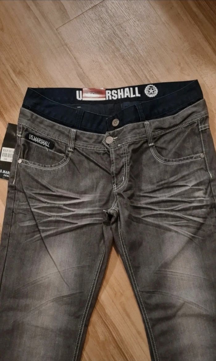 Jeans bi color us marshall T.38/40 ! - photo numéro 2
