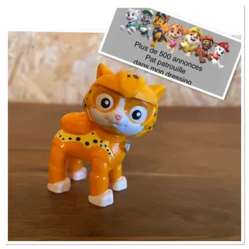 Idée Cadeau 🎁 Figurine Chat de Wildcat de la Pat Patrouille