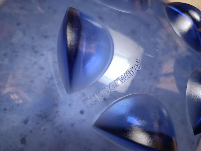 Tupperware saladier bleu 29 cm - photo numéro 2