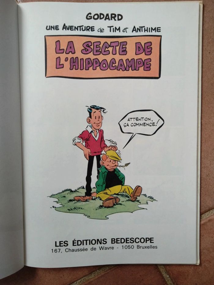 Tim et Anthime.  La secte de l'hippocampe - photo numéro 4