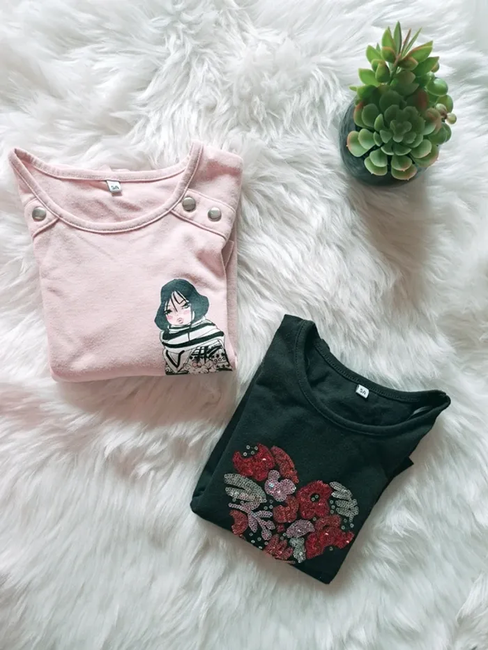 Lot de 2 tops