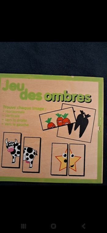 Jeu des ombres