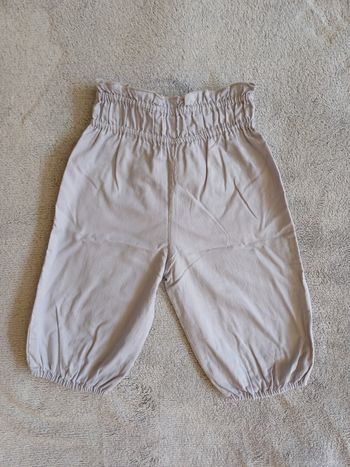 Pantalon fin coton gris clair - Obaïbi