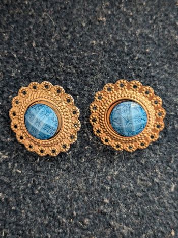 Boucles d'oreilles fantaisie fleurs