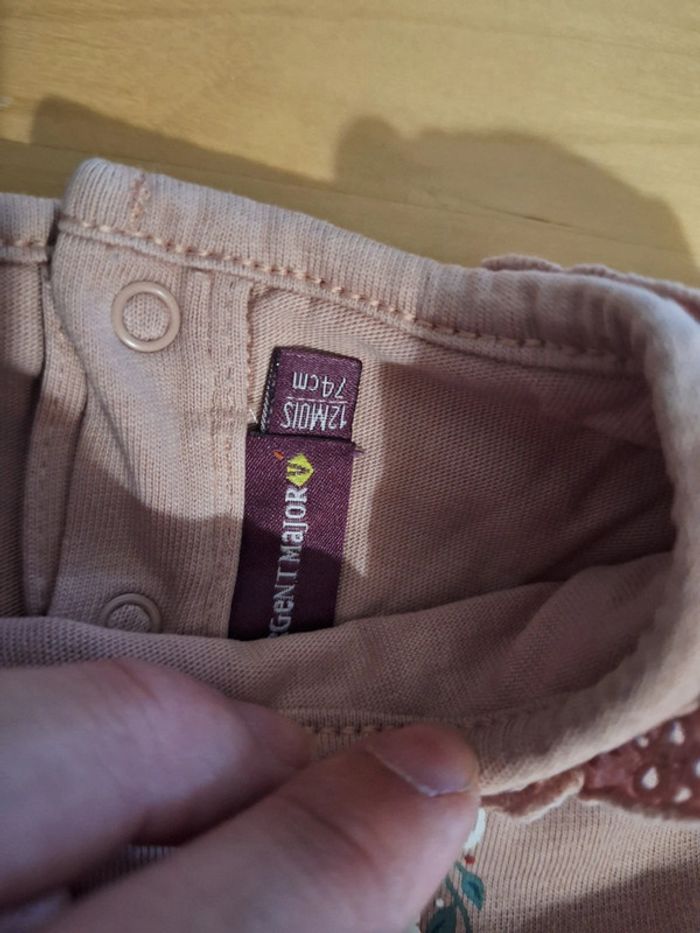 Bodies manches longues pour fille taille 12mois marque Sergent Major très bon état - photo numéro 6