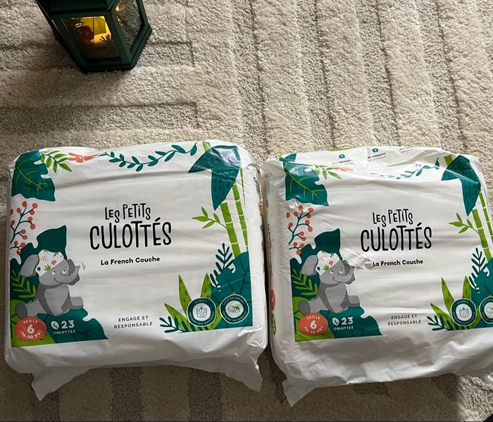 Les petits culottés : lot de 2 paquets taille 6