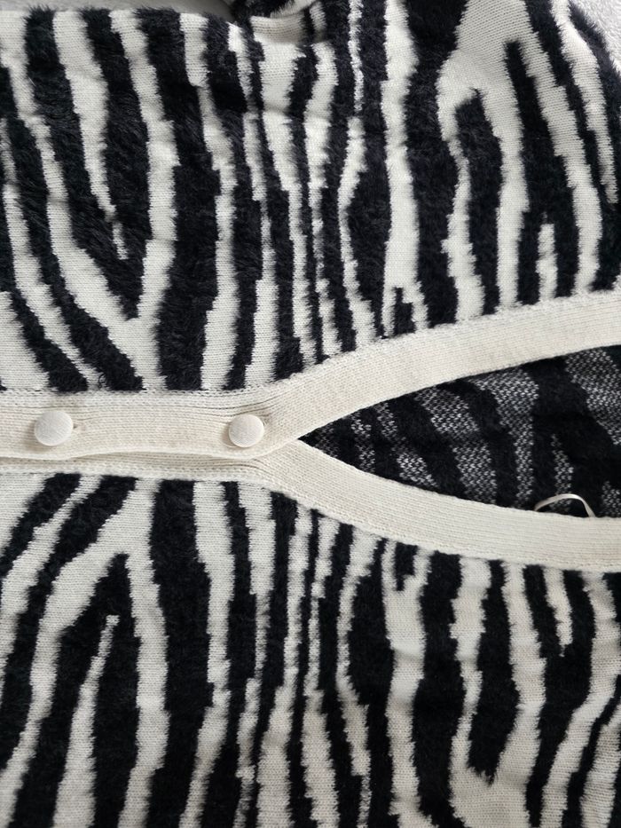 Cardigan doux zèbre - photo numéro 3