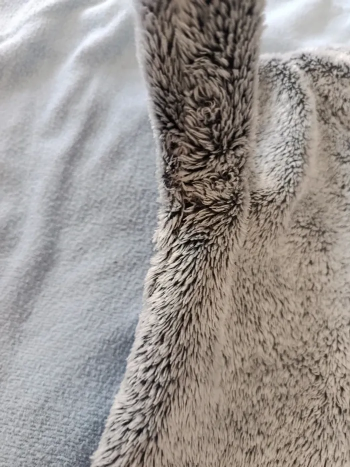 Gilet 74cm absoba gris doux au toucher - photo numéro 8