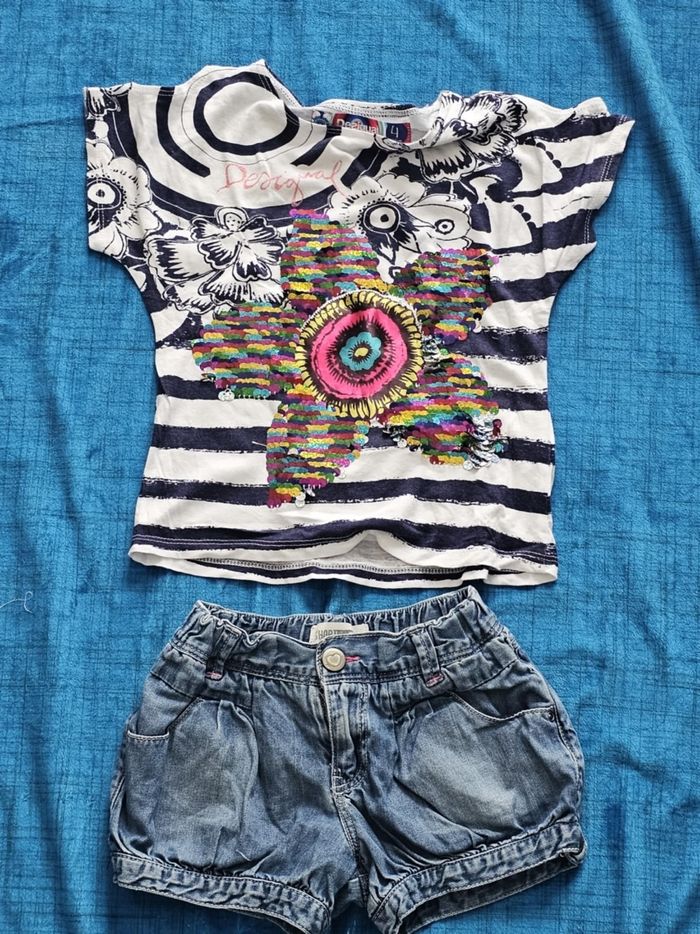 Ensemble desigual/ okaidi 4 ans - photo numéro 2