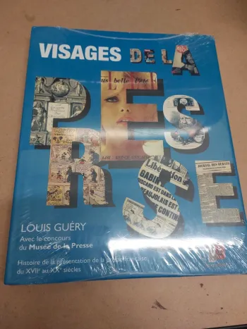 Livre visages de la presse neuf sous blister