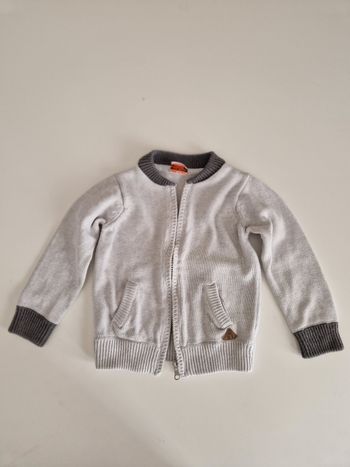 Gilet gris bébé garçon 24 mois