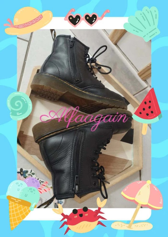 Bottines dr Martens noires 30 mixte - photo numéro 3