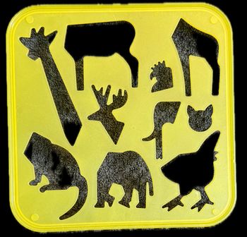 Pochoir Tupperware TupperToys à dessin Animaux