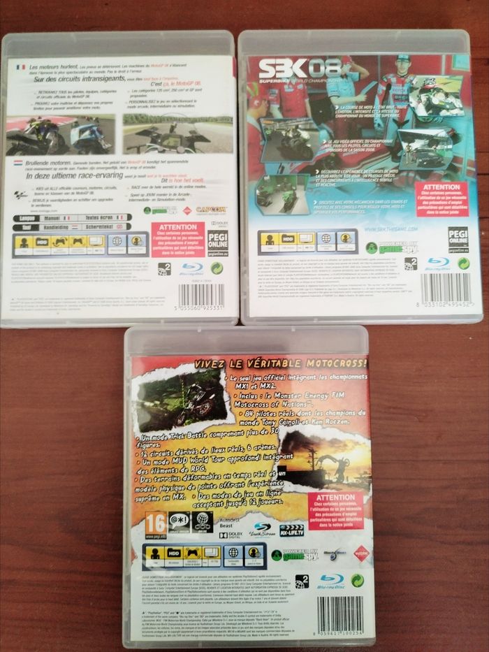 Lot 3 jeux moto PS3. - photo numéro 3