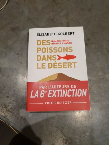 Livre " des poissons dans le désert "