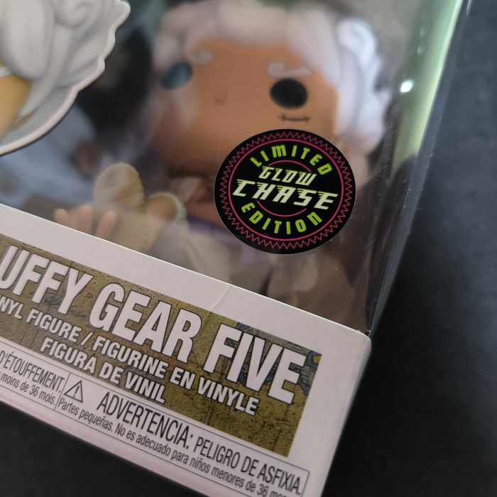 Lot 2 Figurines Funko Pop / Luffy Gear Five N°1607 / One Piece / (1Chase + 1Normal) - photo numéro 7