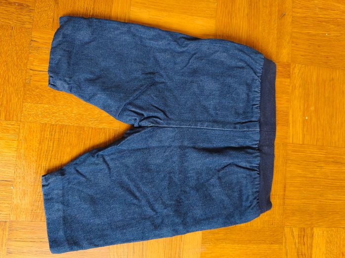 Pantalon jean 6 mois Jacadi garçon avec poche et taille élastique - photo numéro 2