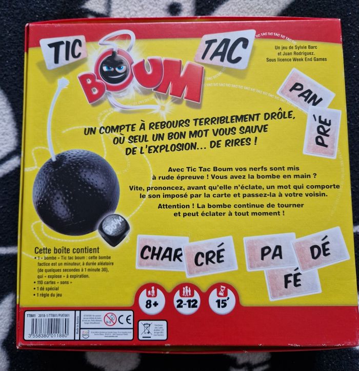 Jeu de société Tic Tac Boum - photo numéro 3