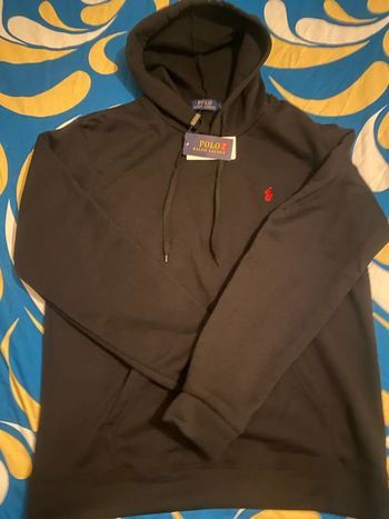 Sweat à capuche Polo Ralph Lauren Noir – Neuf avec étiquettes – Authentique