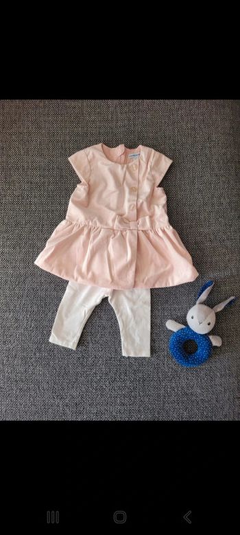 Robe de fêtes et son legging 6 mois
