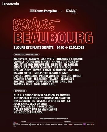 Places because beaubourg