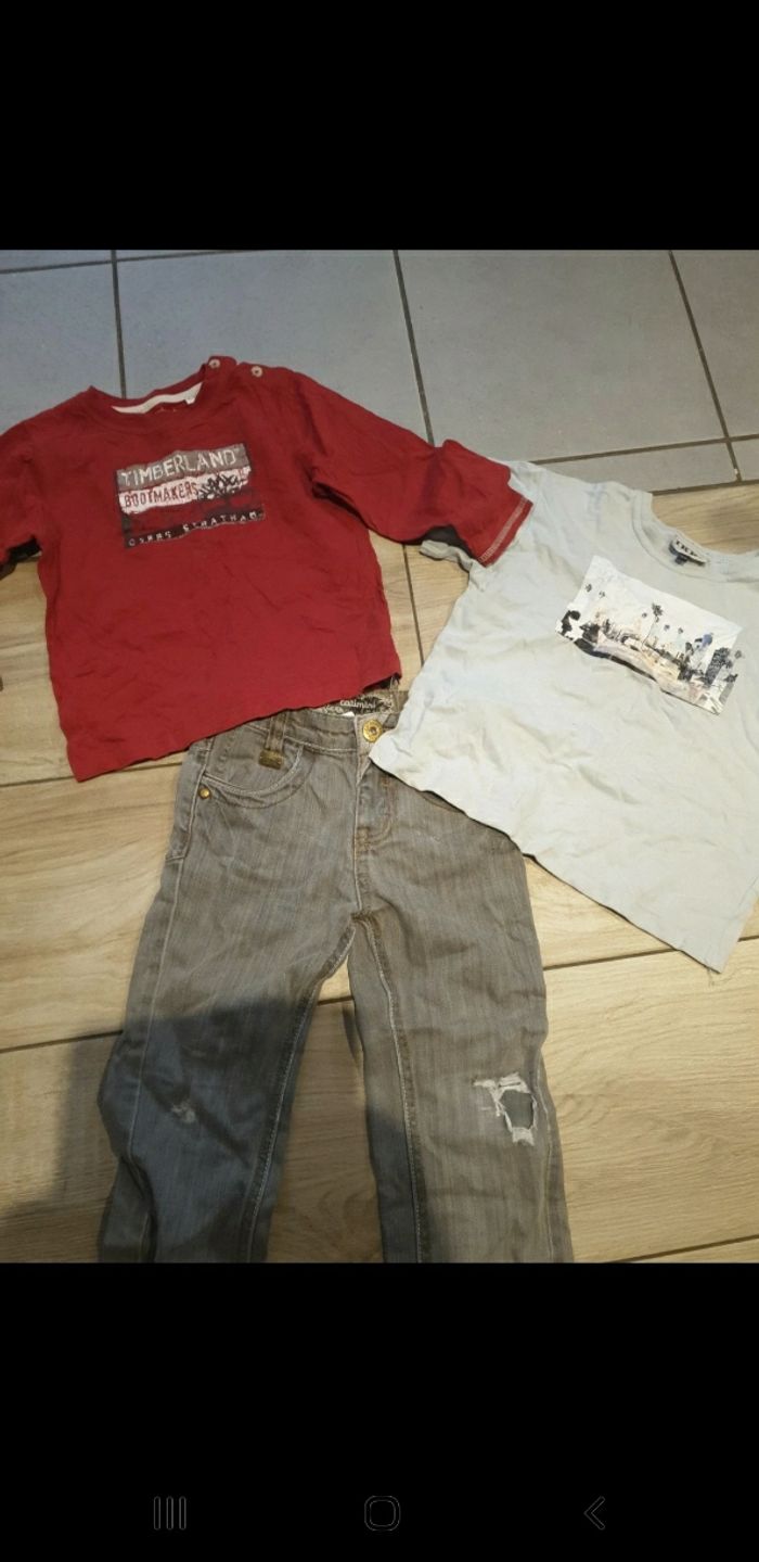 Vêtements garçon catimini timberland ikks 4 ans - photo numéro 2