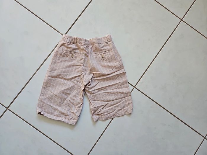 Bermuda garçon lin 6 ans vet2 - photo numéro 4