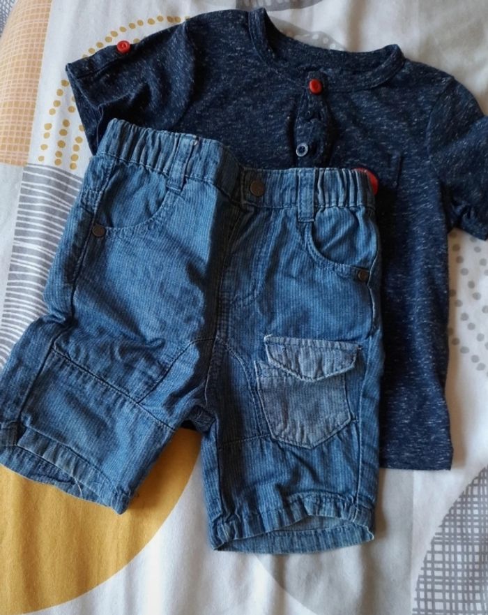 Ensemble tee-shirt et short Orchestra 12M - photo numéro 3