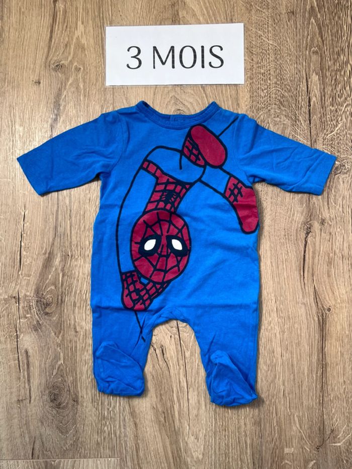 Pyjama une pièce été Spiderman 3 mois