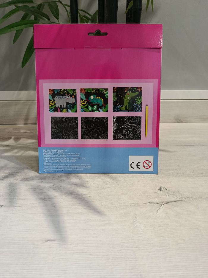 Cartes à gratter animaux de la jungle - photo numéro 2