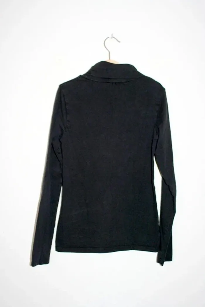 Sous pull noir Kiabi taille 12 ans - photo numéro 2