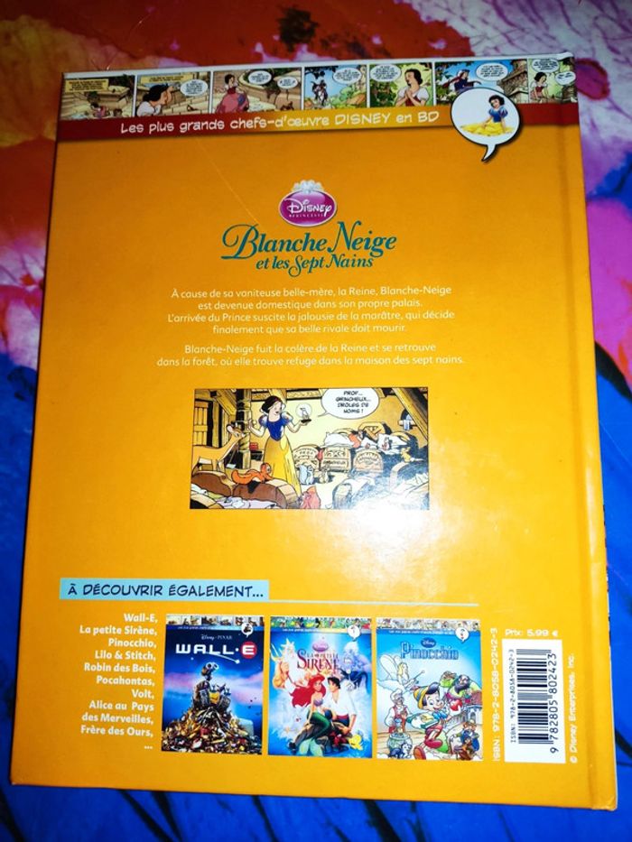 Livre bd blanche neige et les 7 nains - photo numéro 2