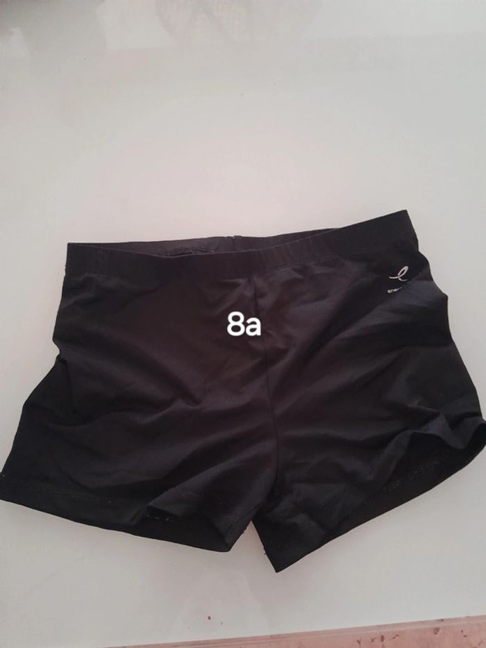 Short de bain 8 ans mixte noir