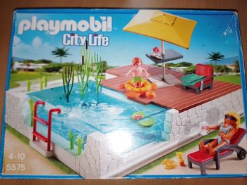 Playmobil 5575 city life piscine et terrasse
