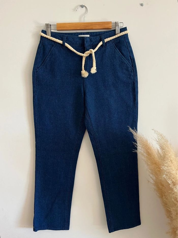 Pantalon carotte bleu marine Lab Dip