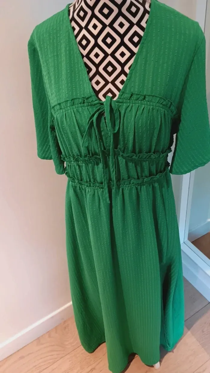Robe longue verte - photo numéro 9