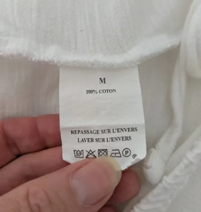 T-shirt d'été blanc brodé  - Stade Toulousain - taille M - photo numéro 5