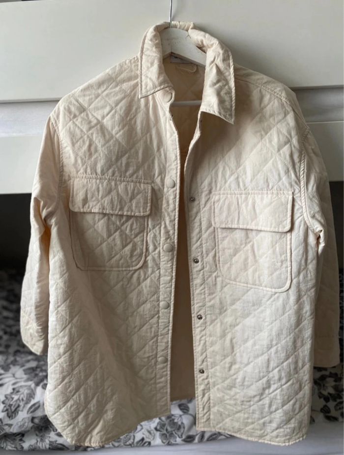 Veste matelassée beige - photo numéro 2