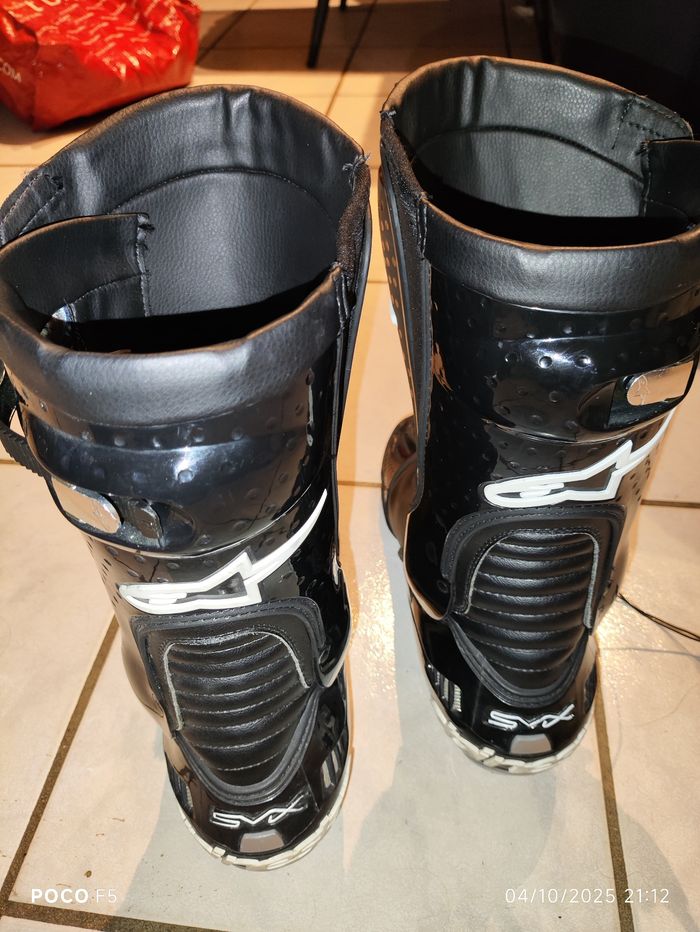 Bottes motard alpinesstar smx taille 45 - photo numéro 6