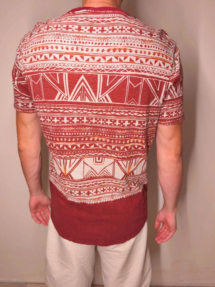 T-shirt Hollister Homme Taille L Rouge Motif - photo numéro 2