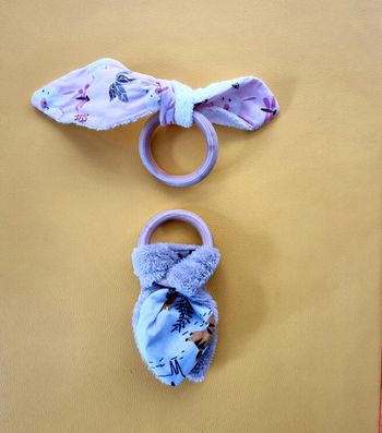 Anneau de dentition en bois