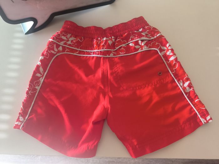 Short de bain PocoPiano rouge et blanc - photo numéro 2