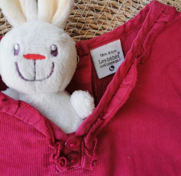 Robe 👣 rouge/fushia, absorba, 18 mois - photo numéro 8