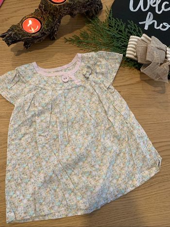 🌼 Blouse Tape à l’Œil – 12 mois 👶✨