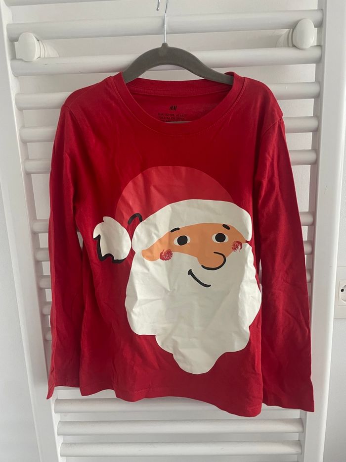Teeshirt manche longue Noël / Christmas - H&M - 8 ans