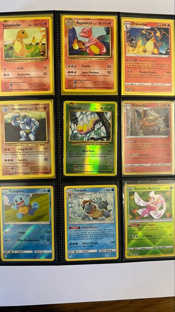 Classeur collection Pokémon FR,JP et CH.