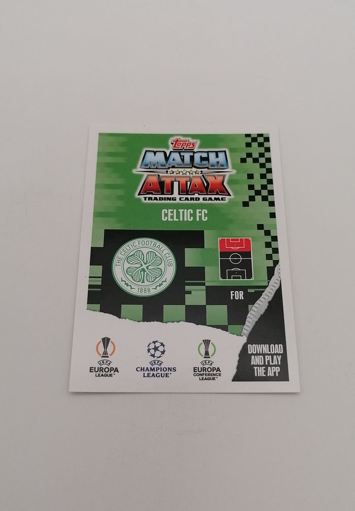 Carte Match Attax 2023-24 Daiza Maeda n°378 CELTIC FC. - photo numéro 3