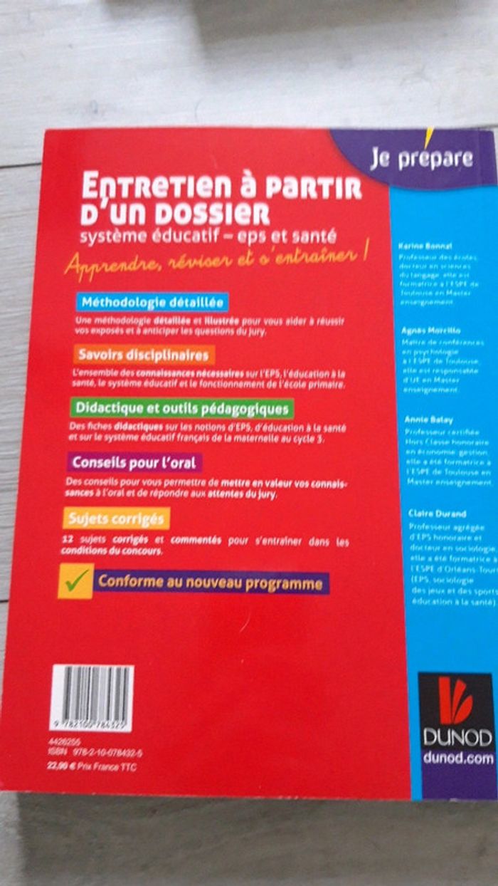Livre préparation concours crpe - photo numéro 2