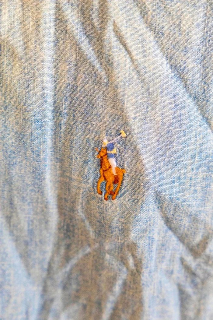 C46 chemise bleu Ralph Lauren S - photo numéro 3